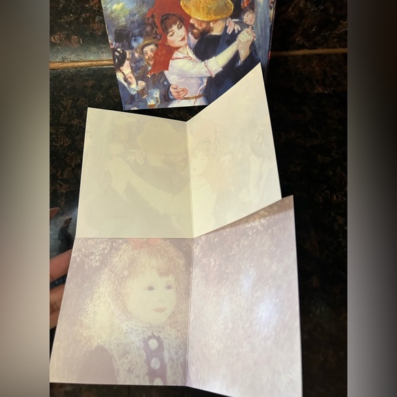 VINTAGE Pierre-Auguste Renoir Fine Art Greeting Card lot of 19 with box - Picture 7 of 8